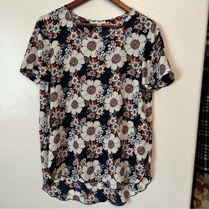 Spense  Floral Blouse Size Medium